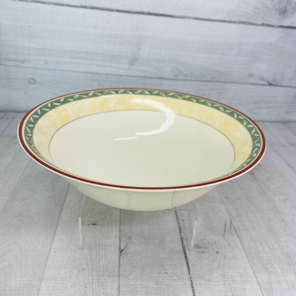 PTS international Interiors PROVENCE Fruit Leaves Porcelain Round Serving Bowl - Picture 2 of 16